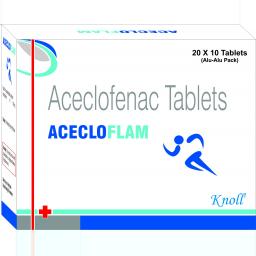 Buy Acecloflam 100 mg  - Aceclofenac - Knoll Healthcare Pvt. Ltd.