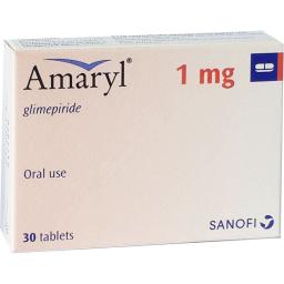 Buy Amaryl 1 mg  - Glimeperide - Sanofi Aventis