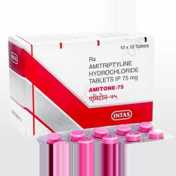 Buy Amitone 75 mg  - Amitriptyline - Intas Pharmaceuticals Ltd.