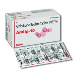 Buy Amlip 10 mg  - Amlodipine - Cipla, India