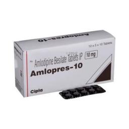 Buy Amlopress 10 mg - Amlodipine - Cipla, India