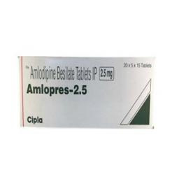 Buy Amlopress 2.5 mg - Amlodipine - Cipla, India