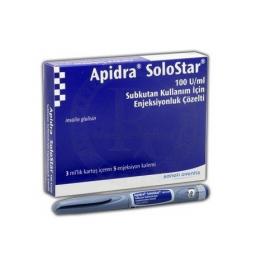 Buy Apidra SoloStar 100 IU - Insulin Glulisine - Sanofi Aventis