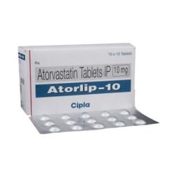 Buy Atorlip 10 - Atorvastatin - Cipla, India