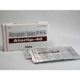 Buy Atorlip 40 mg - Atorvastatin - Cipla, India