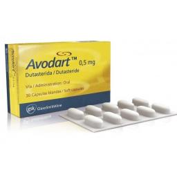 Buy Avodart 0.5 mg - Dutasteride - GlaxoSmithKline, Turkey