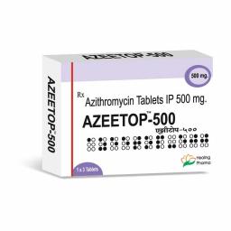 Buy Azeetop 500 mg  - Azithromycin - Healing Pharma