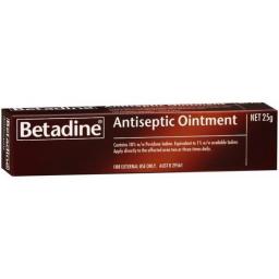 Buy Betadine Ointment 25 g tube 5 %  - Povidone-Iodine - Win-Medicare