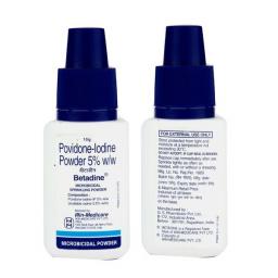 Buy Betadine Powder 10 g bottle 5 % - Povidone-Iodine - Win-Medicare