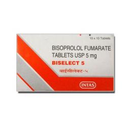 Buy Biselect 5 mg - Bisoprolol - Intas Pharmaceuticals Ltd.