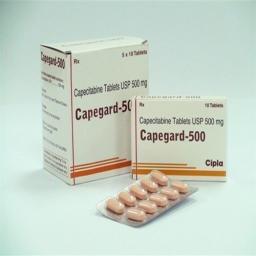 Buy Capegard 500 mg - Capecitabine - Cipla, India