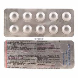 Buy Carca CR 10 mg  - Carvedilol - Intas Pharmaceuticals Ltd.