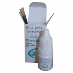 Buy Careprost Eye drops 0.03% - Bimatoprost ophthalmic - Sun Pharma, India