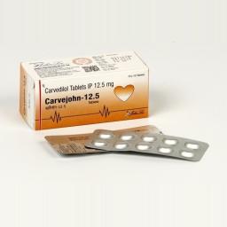 Buy Carvejohn 12.5 mg  - Carvedilol - Johnlee Pharmaceutical Pvt. Ltd.