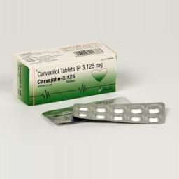 Buy Carvejohn 3.125 mg  - Carvedilol - Johnlee Pharmaceutical Pvt. Ltd.