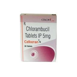 Buy Celkeran 5 mg - Chlorambucil - Celon Laboratories Pvt. Ltd.