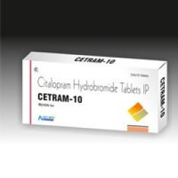 Buy Cetram 10 mg - Citalopram - Neuro Lifesciences