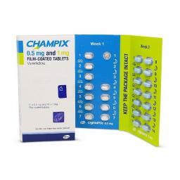 Champix (11x0.5mg and 14x1mg) for Sale - Varenicline Cheap from Pfizer