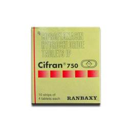 Buy Cifran 750 mg - Ciprofloxacin - Ranbaxy, India