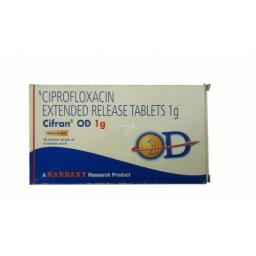 Buy Cifran OD 1g - Ciprofloxacin - Ranbaxy, India