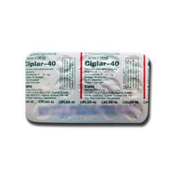 Buy Ciplar 40 mg - Propranolol - Cipla, India