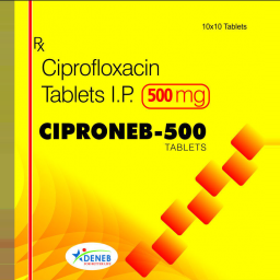 Buy Ciproneb 500 mg - Ciprofloxacin - Deneb Healthcare Pvt. Ltd.