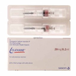 Buy Clexane Injection 20 /0.2 ml