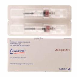 Buy Clexane Injection 20 /0.2 ml