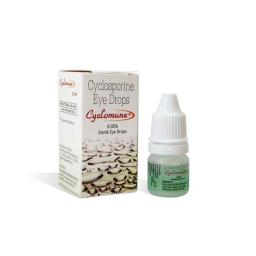 Buy Cyclomune eye drops 0.05% - Cyclosporine - Sun Pharma, India