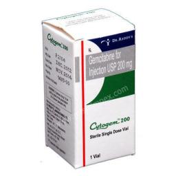 Buy Cytogem Injection 5 ml/vial 200 mg  - Gemcitabine - Dr.Reddys Laboratories Ltd