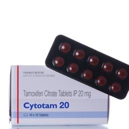 Buy Cytotam 20mg - Tamoxifen - Cipla, India