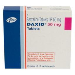 Buy Daxid 50 mg - Sertraline - Pfizer