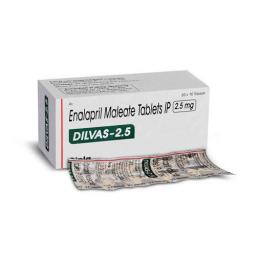 Buy Dilvas 2.5 mg - Enalapril - Cipla, India
