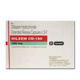 Buy Dilzem CD 180 mg - Diltiazem - Torrent Pharma