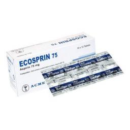 Buy Ecosprin 75 mg  - Acetylsalicylic Acid - USV Limited, India