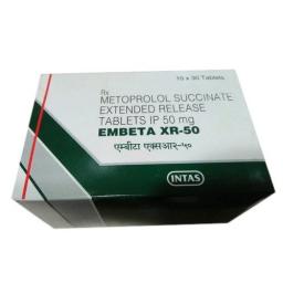 Buy Embeta XR 50 mg - Metoprolol - Intas Pharmaceuticals Ltd.