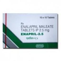 Buy Enapril 2.5 mg  - Enalapril - Intas Pharmaceuticals Ltd.