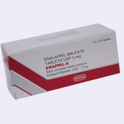 Buy Enapril 5 mg  - Enalapril - Intas Pharmaceuticals Ltd.