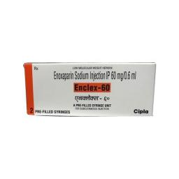 Buy Enclex Injection 60 mg - Enoxaparin - Cipla, India