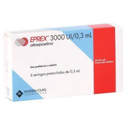 Buy Eprex 3000IU - ERYTHROPOIETIN - Janssen Cilag, Belgium