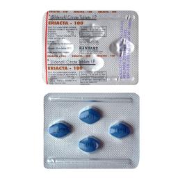 Buy Eriacta 100 mg - Sildenafil Citrate - Ranbaxy, India