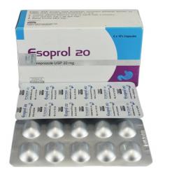 Buy Esoprol 20 mg  - Esomeprazole - Johnlee Pharmaceutical Pvt. Ltd.