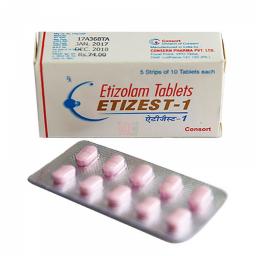 Buy Etizest 1 mg - Etizolam - Consort