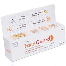 Buy Faceguard Silicone Sunscreen Gel SPF 30, 50 g - bemotrzinol - Abbot