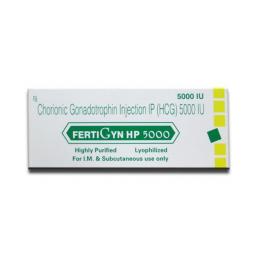 Buy Fertigyn 5000 iu - Human Chorionic Gonadotropin - Sun Pharma, India