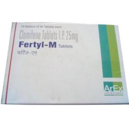 Buy Fertyl-M 25 mg - Clomiphene - Ar-Ex Laboratories Pvt. Ltd.