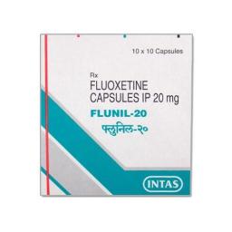 Buy Flunil 20 mg  - Fluoxetine - Intas Pharmaceuticals Ltd.