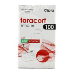 Buy Foracort Inhaler 100 mcg - Budesonide - Cipla, India