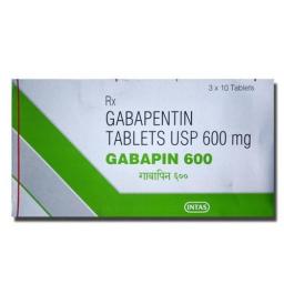Buy Gabapin 600 mg  - Gabapentin - Intas Pharmaceuticals Ltd.