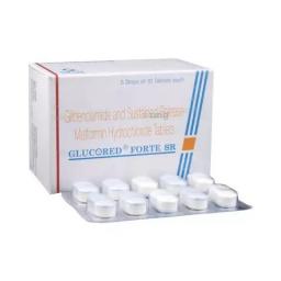 Buy Glucored Forte SR - Glibenclamide - Sun Pharma, India